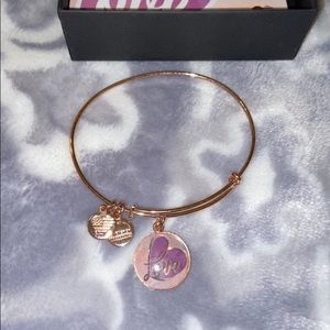 Alex and Ani Rose Gold ‘Love’ Bracelet